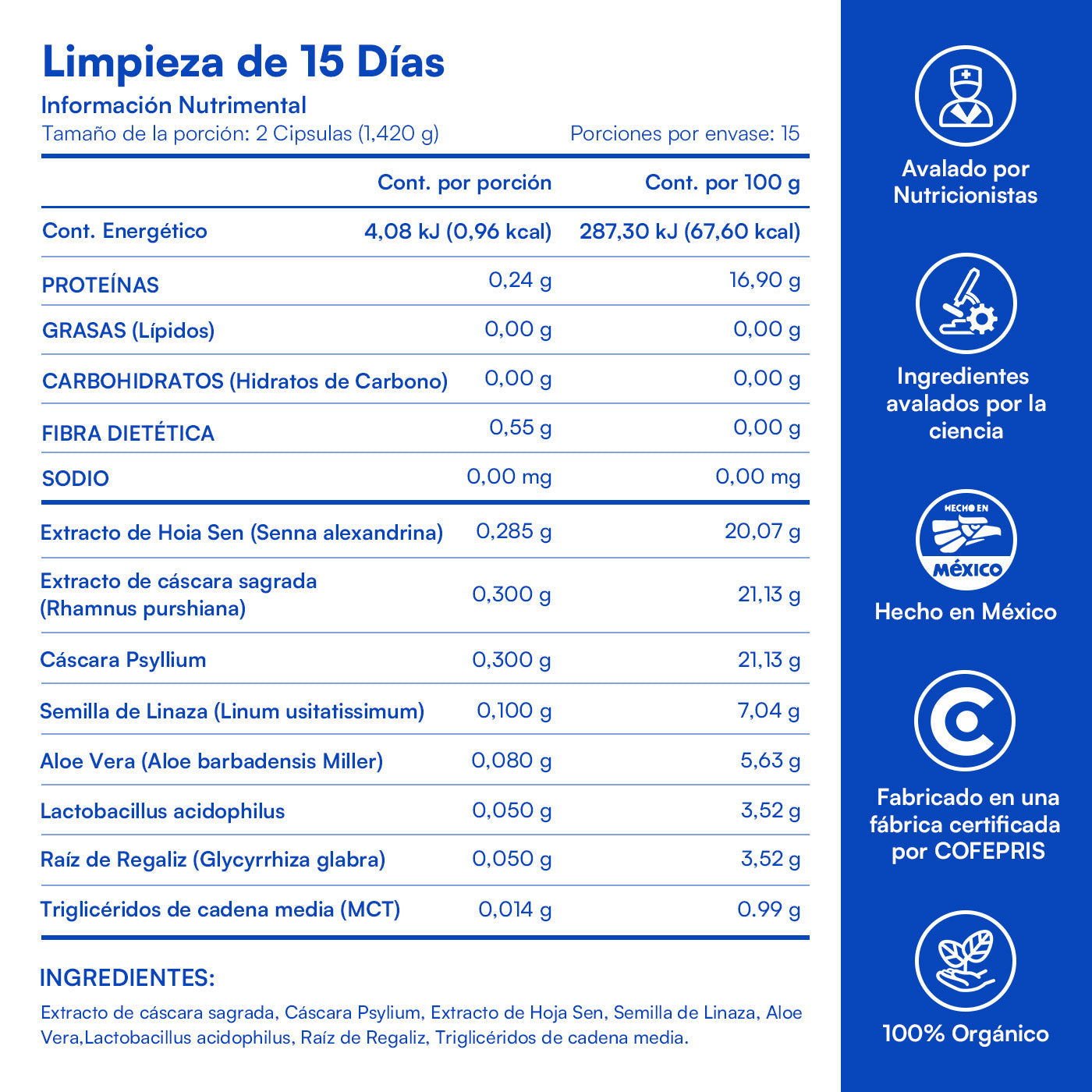 Limpieza de 15 Días