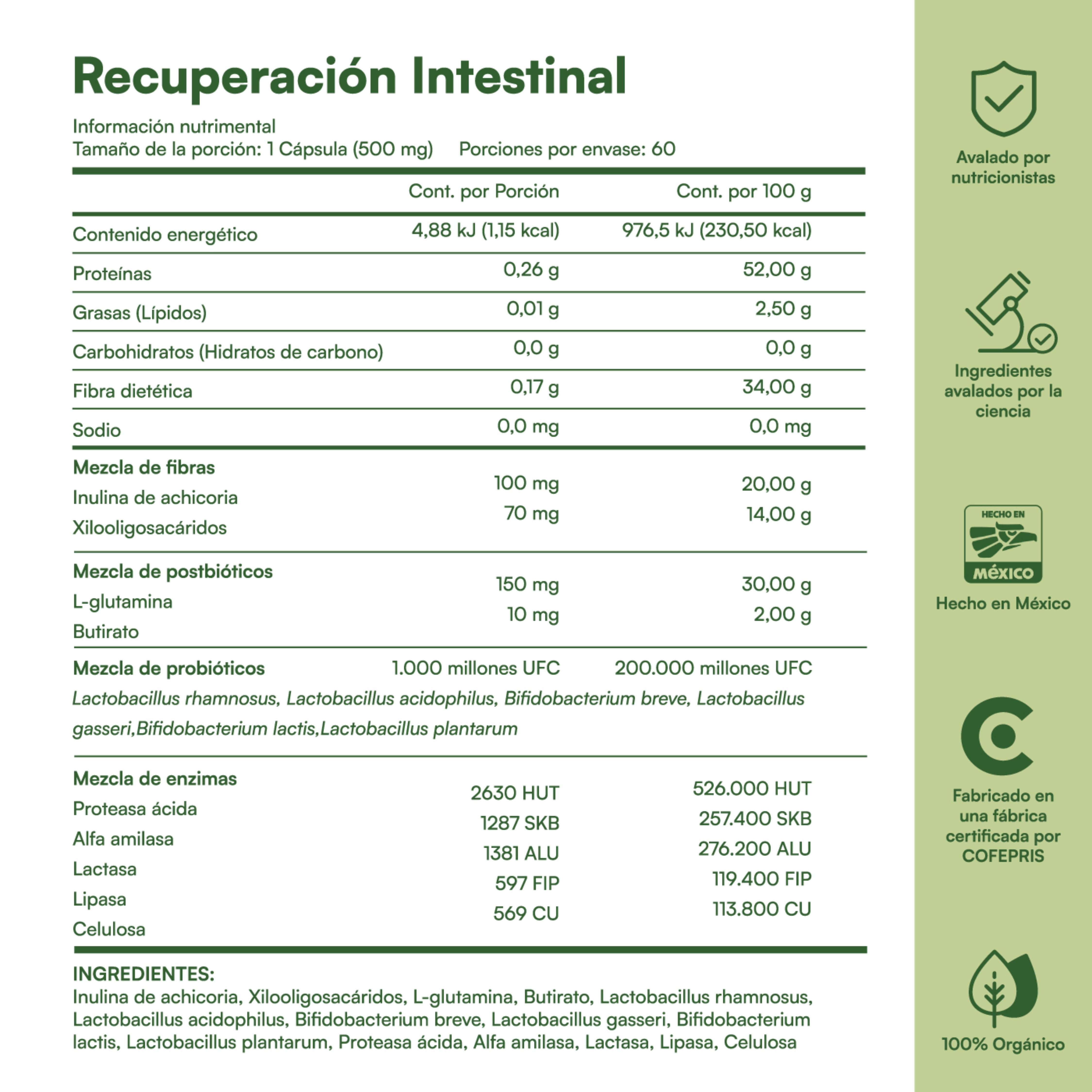 Recuperación Intestinal